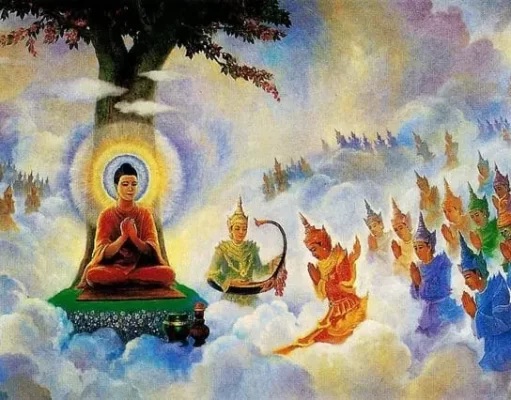sang buddha mengajarkan abhidhamma